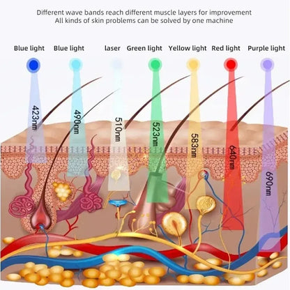 7-Color LED Face Mask for Skin Rejuvenation and Beauty Therapy