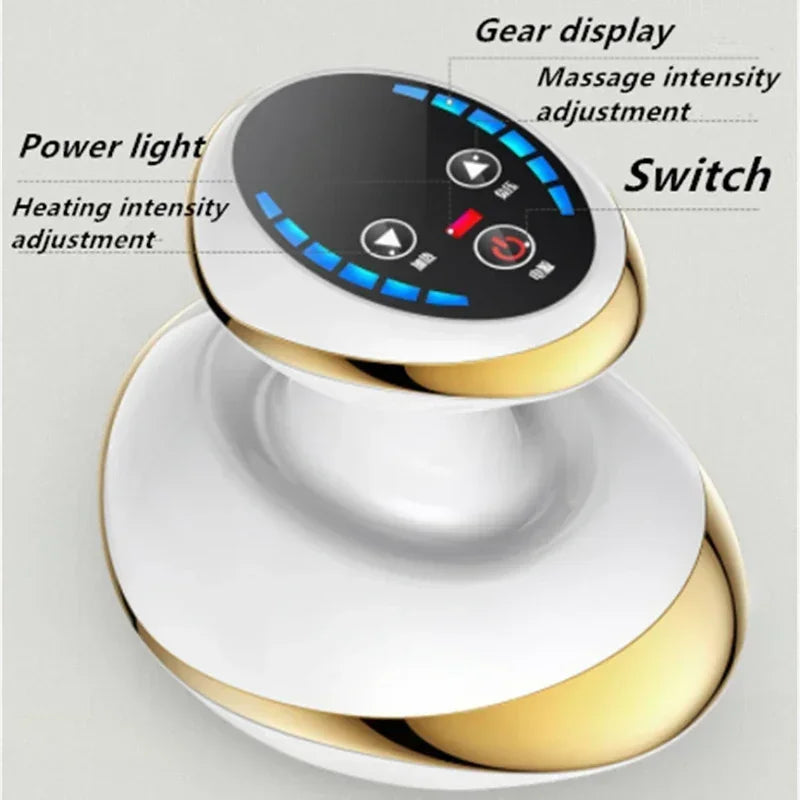 Electric Guasha Cupping Massager for Body Fat Burning & Cellulite Treatment