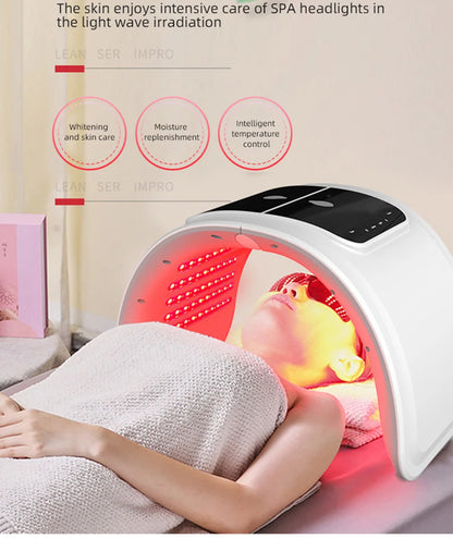 7-Color LED Face Mask for Skin Rejuvenation and Beauty Therapy