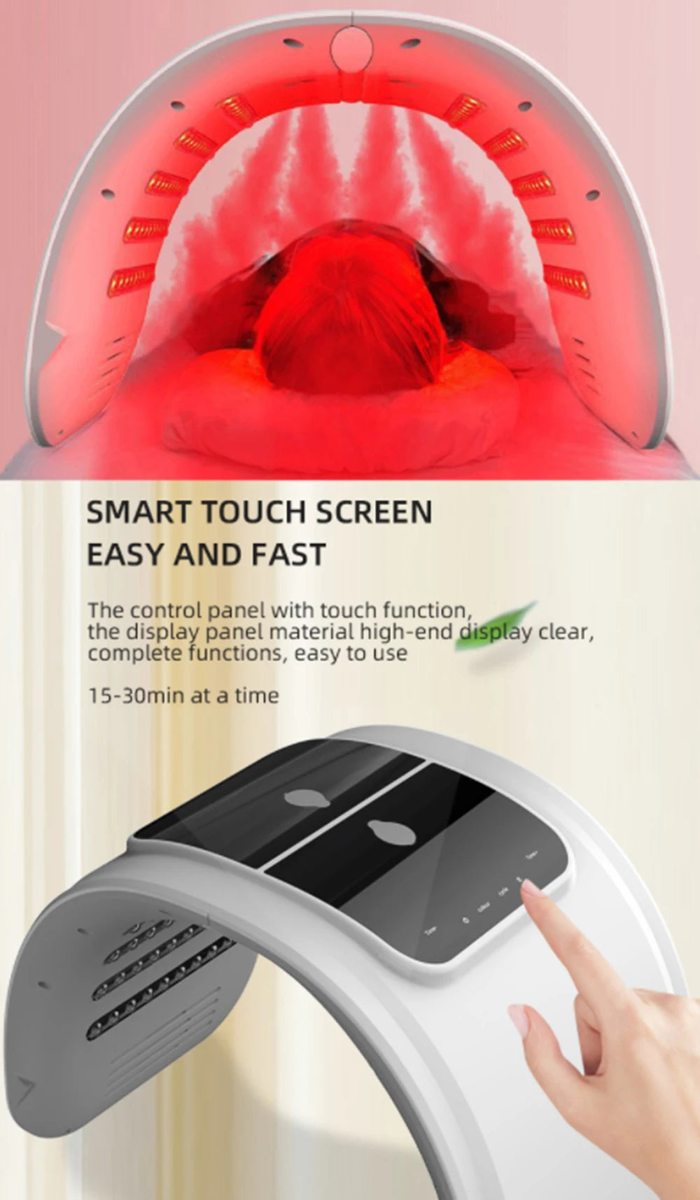 7-Color LED Face Mask for Skin Rejuvenation and Beauty Therapy