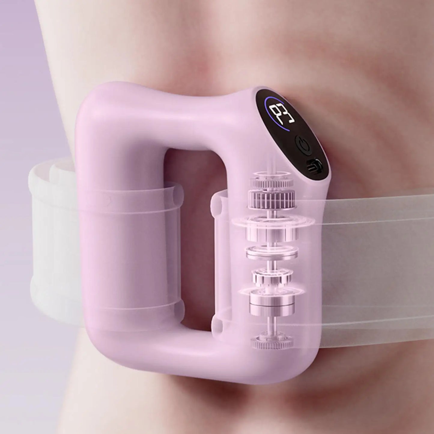 Multifunctional Vibration Fascia Ring Massager for Fat Burning and Shaping