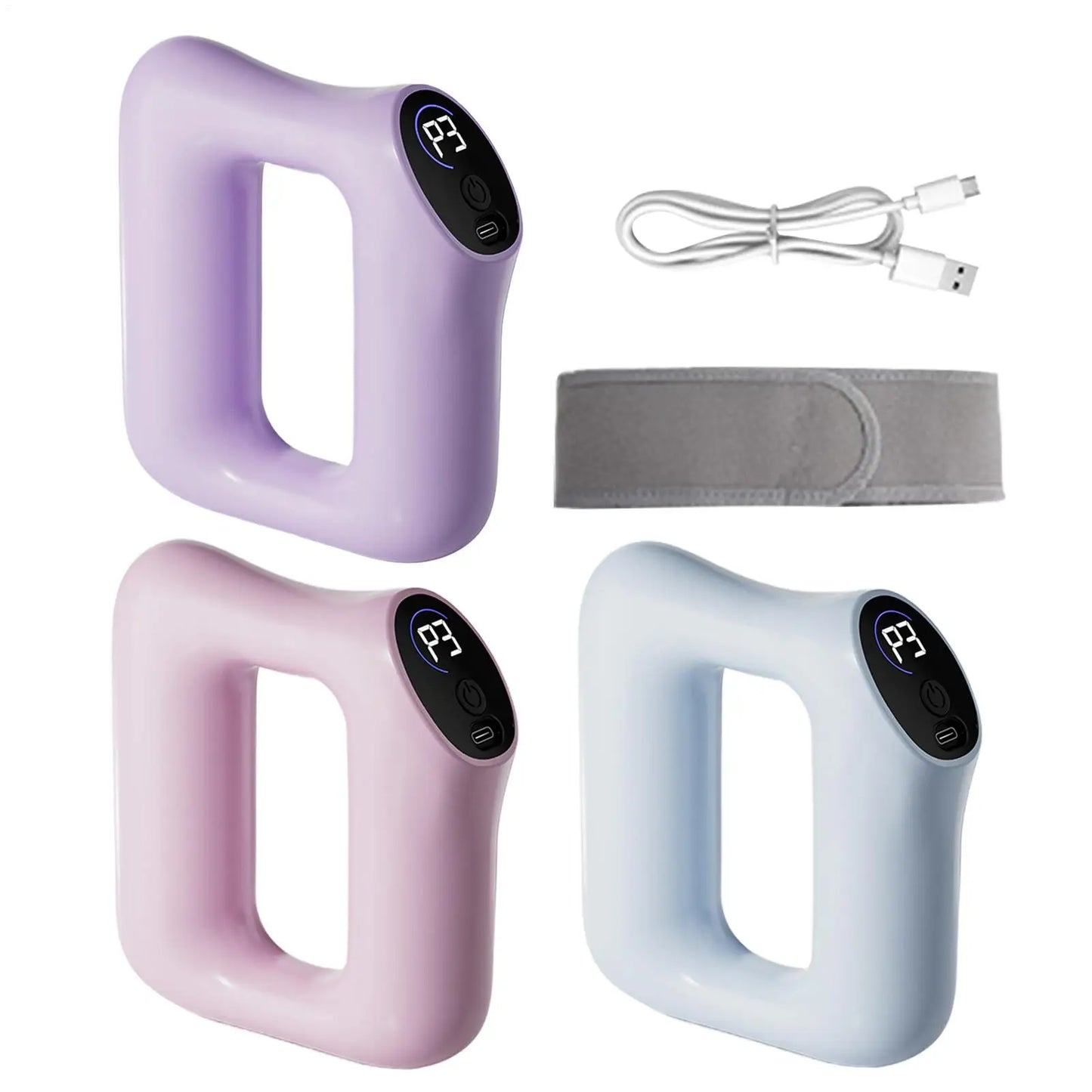 Multifunctional Vibration Fascia Ring Massager for Fat Burning and Shaping