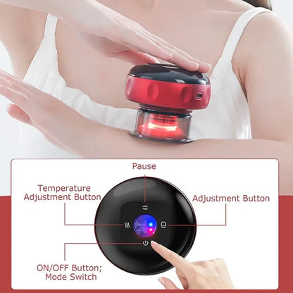 Smart Electric Vacuum Cupping Massage Device for Back and Neck