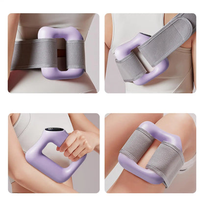 Multifunctional Vibration Fascia Ring Massager for Fat Burning and Shaping