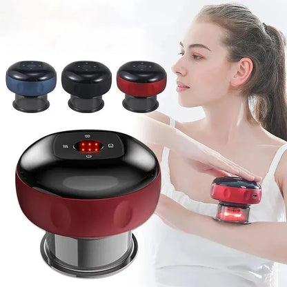 Smart Electric Vacuum Cupping Massage Device for Back and Neck