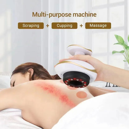 Electric Guasha Cupping Massager for Body Fat Burning & Cellulite Treatment