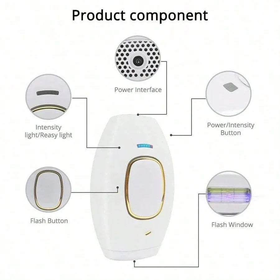 All-in-One Body Hair Removal Device for Women, Home Use