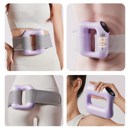 Multifunctional Vibration Fascia Ring Massager for Fat Burning and Shaping