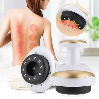 Electric Guasha Cupping Massager for Body Fat Burning & Cellulite Treatment