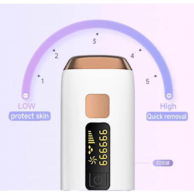 999,999 Flashes IPL Laser Epilator for Painless Home Hair Removal