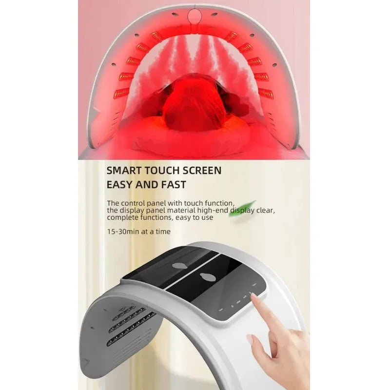 7-Color LED Face Mask for Skin Rejuvenation and Beauty Therapy