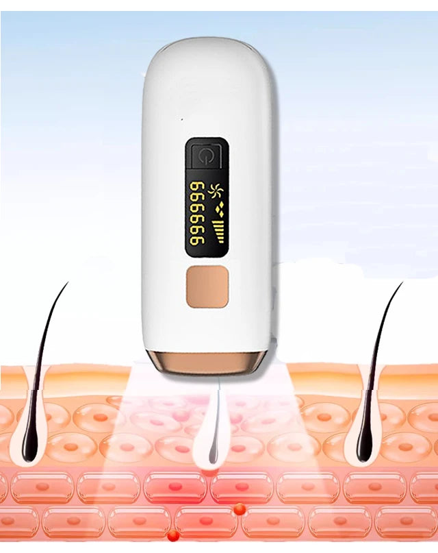 999,999 Flashes IPL Laser Epilator for Painless Home Hair Removal