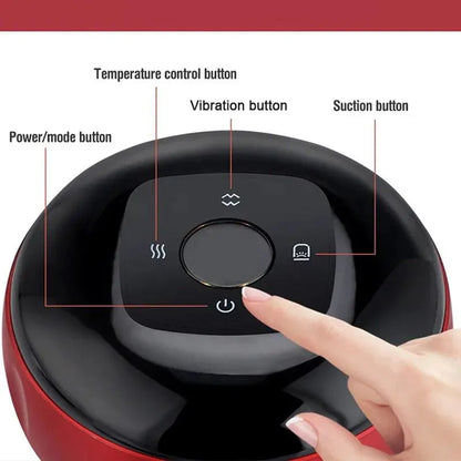 Smart Electric Vacuum Cupping Massage Device for Back and Neck