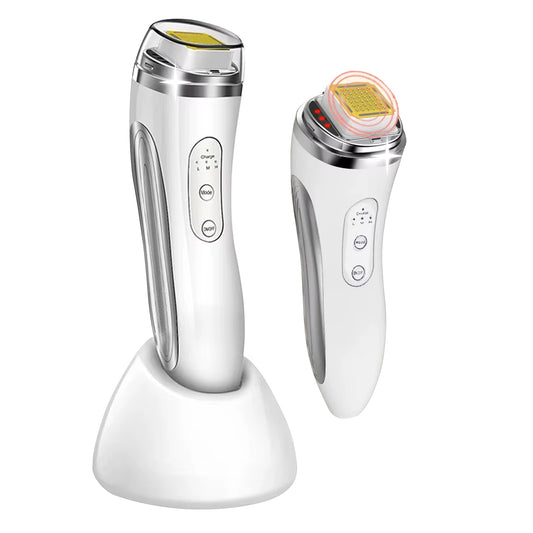Professional RF Facial Device with Microcurrent and LED Light Therapy